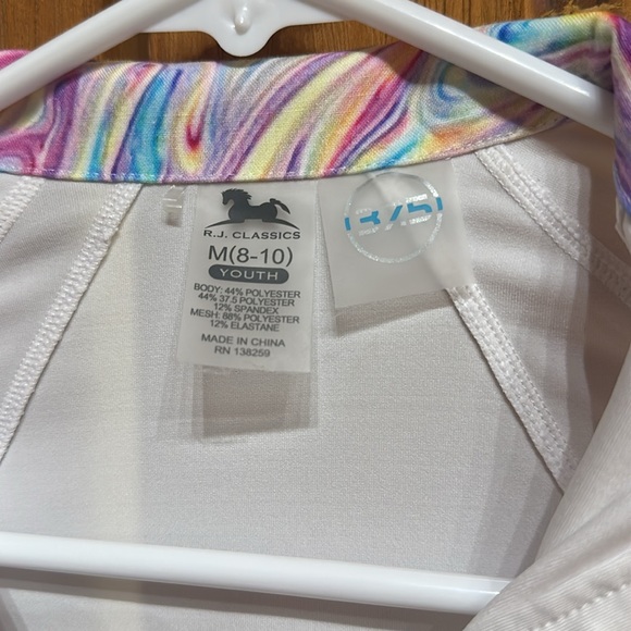 Equestrian girls long-sleeved show shirt - Picture 2 of 6